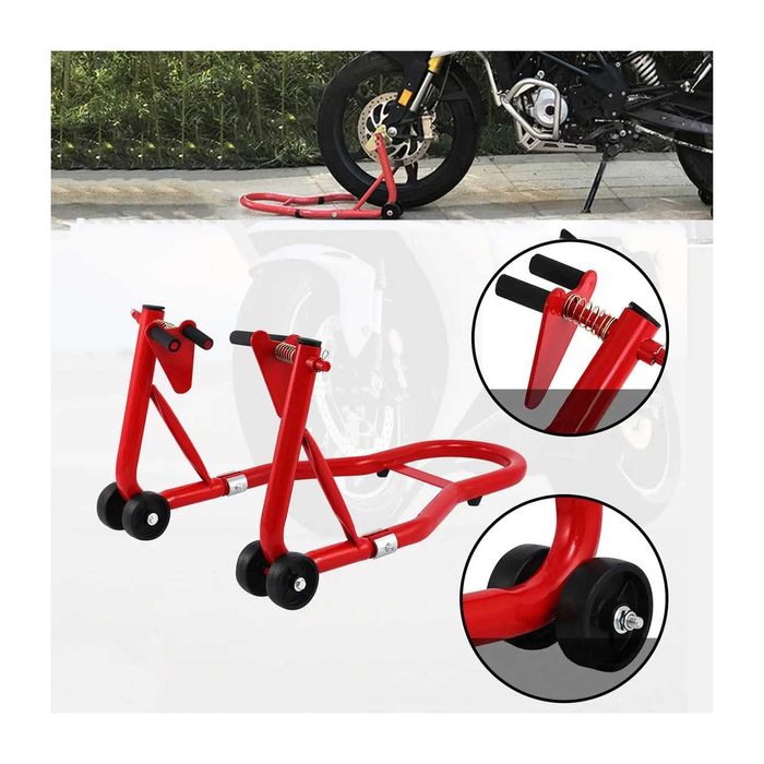 Cavalete universal moto - Suporte dianteiro/traseiro capacidade 450kg