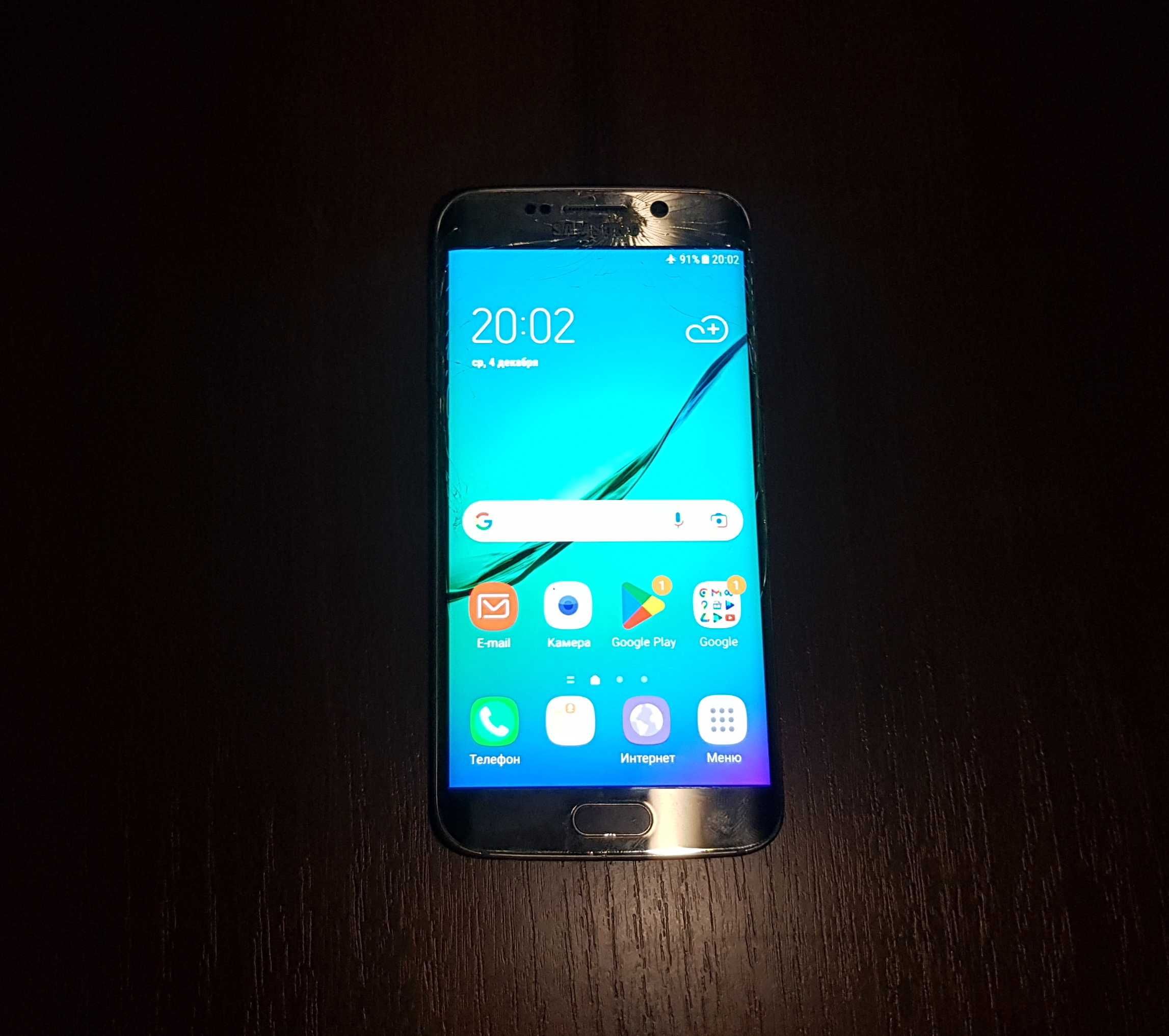 Samsung galaxy s6 edge gold дисплей
