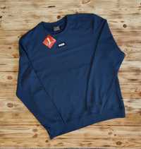 кофта puma woven label crew ft deep blue