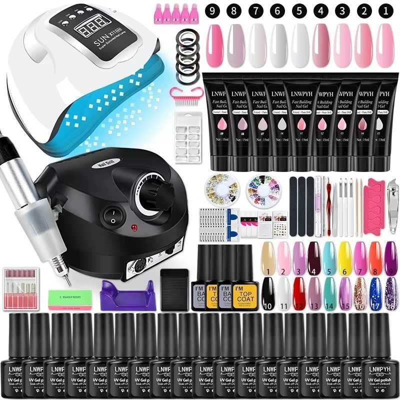 conjunto de polygel novo