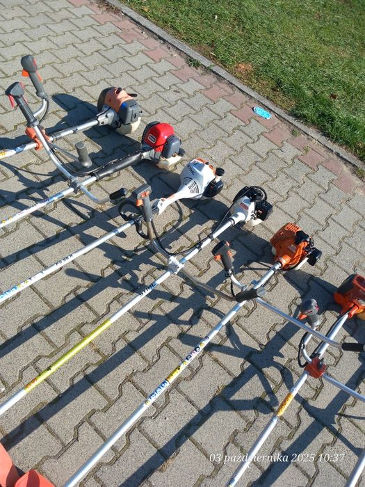 Kosy wykaszarki podkaszarki stihl husqvarna dolmar Robin Echo spalinow