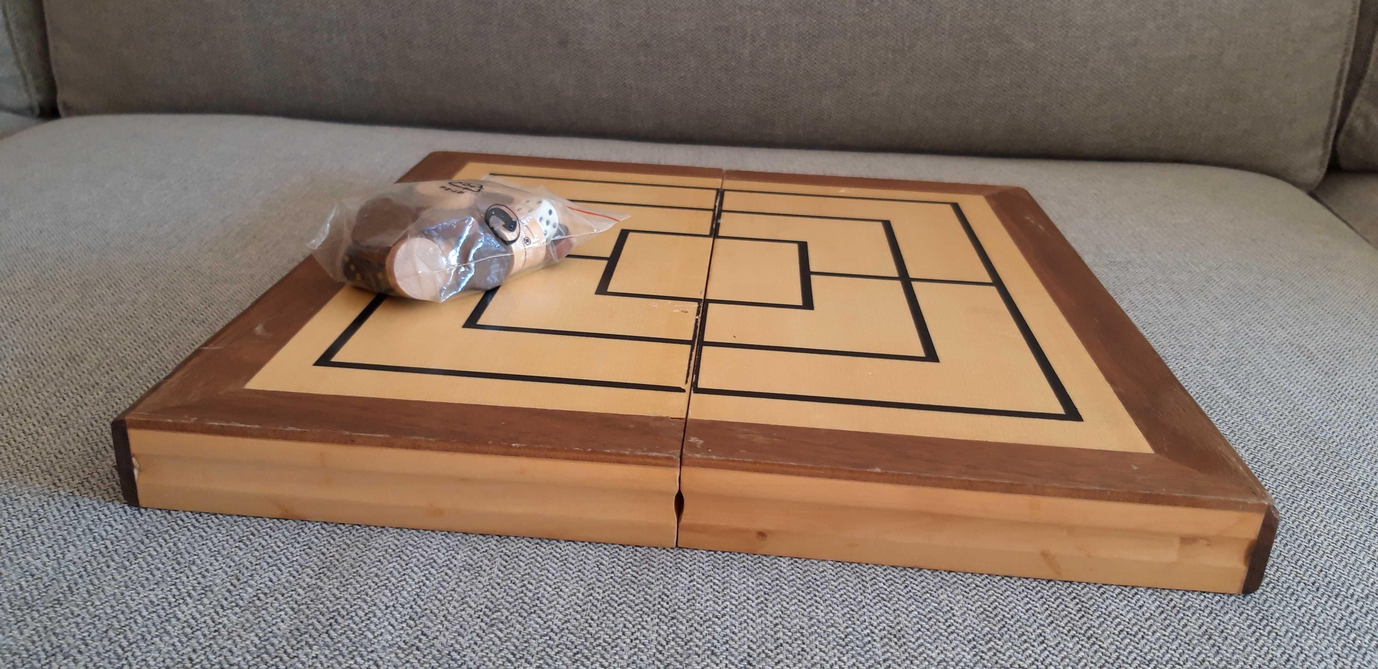 Jogo 2 em 1 Backgammon e trilha