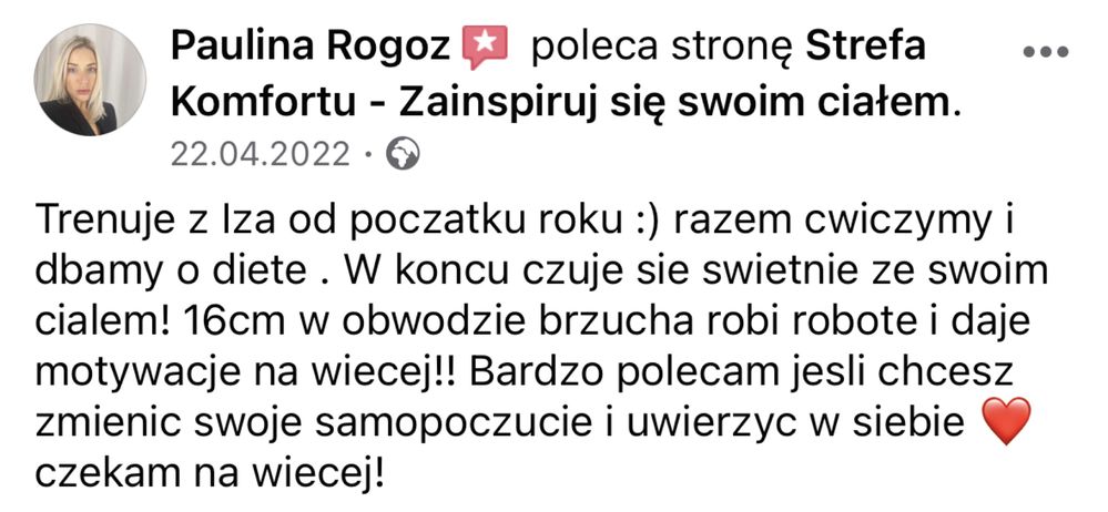 Trener personalny/Treningi personalne, plany żywieniowe i treningowe