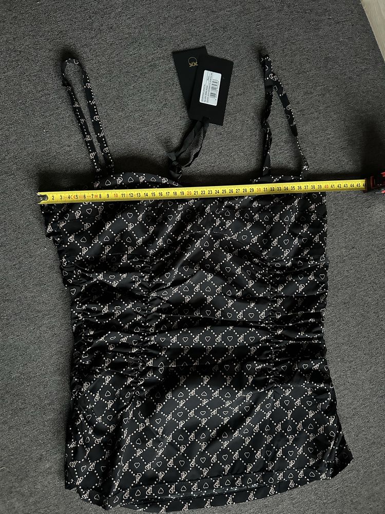 Pinko komplet monogram spodnie bluzka