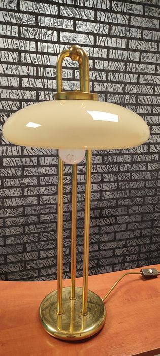 Lampa gabinetowa mosiężna vintage antyk ART DECO AKTUALNE