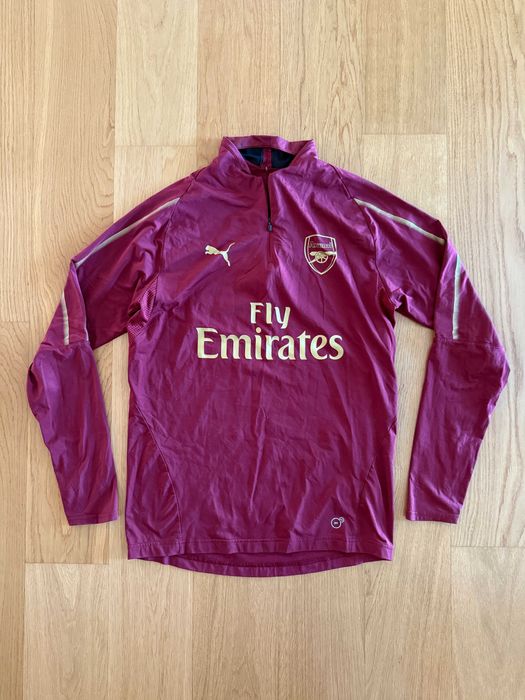 Bordowa Bluza Treningowa Arsenal S