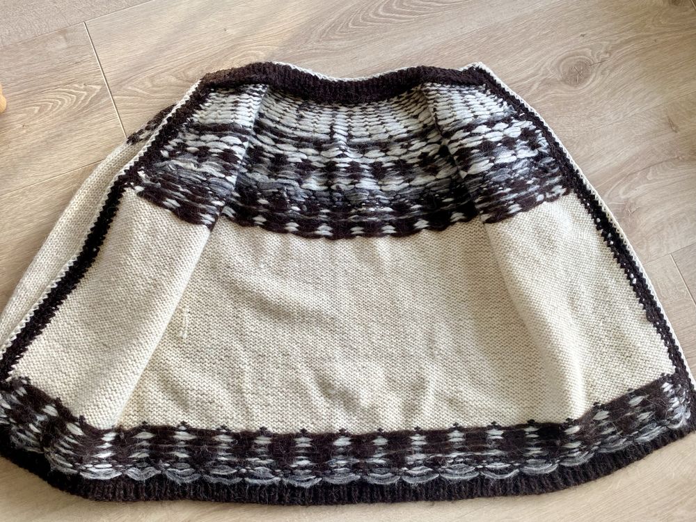 Sweter wełna owcza góralski kardigan S M L