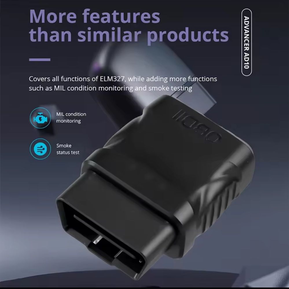 OBD2 Scanner ELM327 V2.1 via Bluetooh
