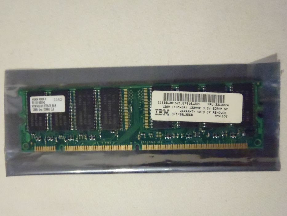 Lote de módulos de memoria DIMM SDRAM e DDR