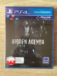 Ukryty Plan / Hidden Agenda - PS4 - Supermassive Games - PL - NOWA