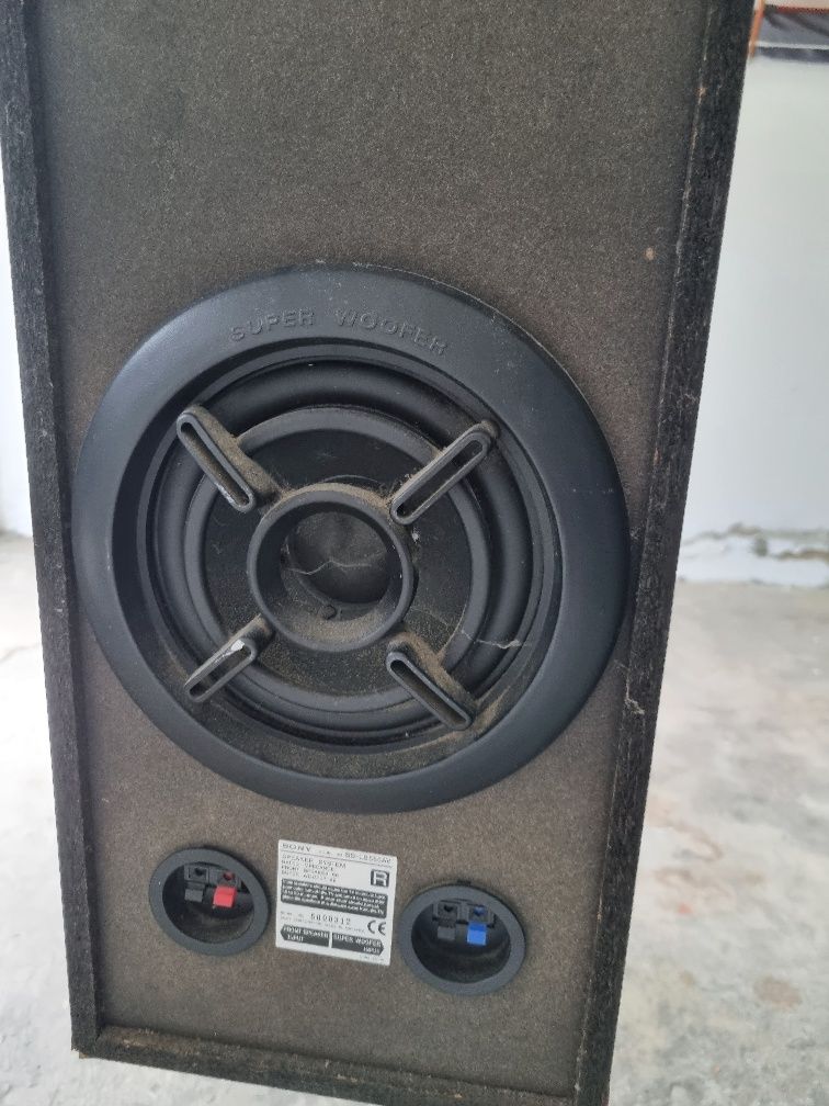 Super Woofer par de colunas-Sony com bases