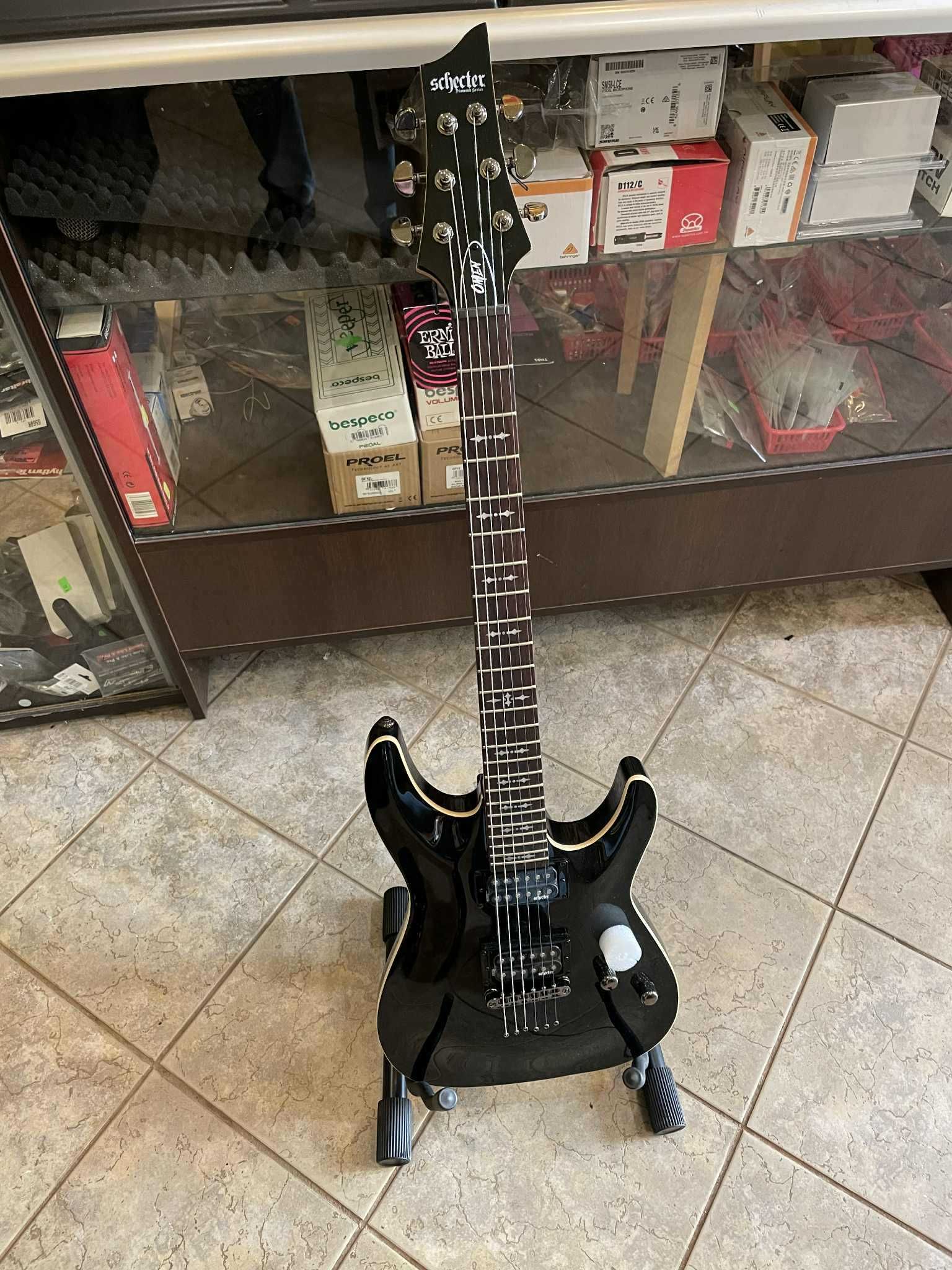 Gitara elektryczna  Schecter Omen 6 BLK