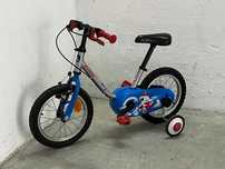 Bicicleta menino roda 14 ideal 3 - 5 anos com rodinhas