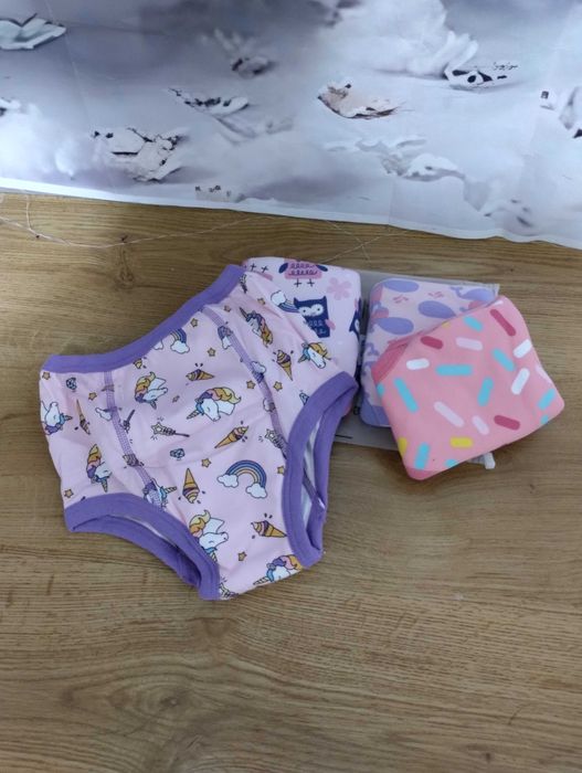 Nocne majtki treningowe, zestaw 4 sztuk, bielizna treningowa