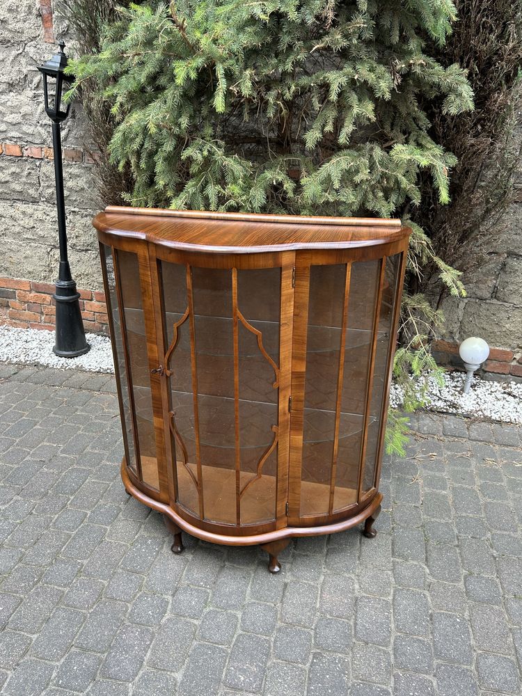 Stylowa Witryna Ludwikowska Kredens Ludwik Biblioteka Po Renowacji