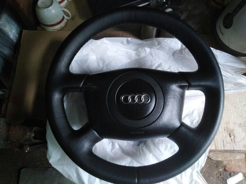 Перетяжка руля кожаный руль skoda Volkswagen Lacetti Aveo Audi Mazda