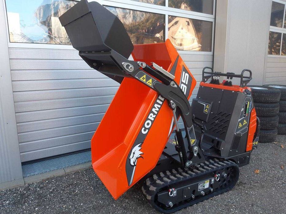 Wozidło Gąsienicowe samozaładowcze - taczka - Krata Niwelator Koparka