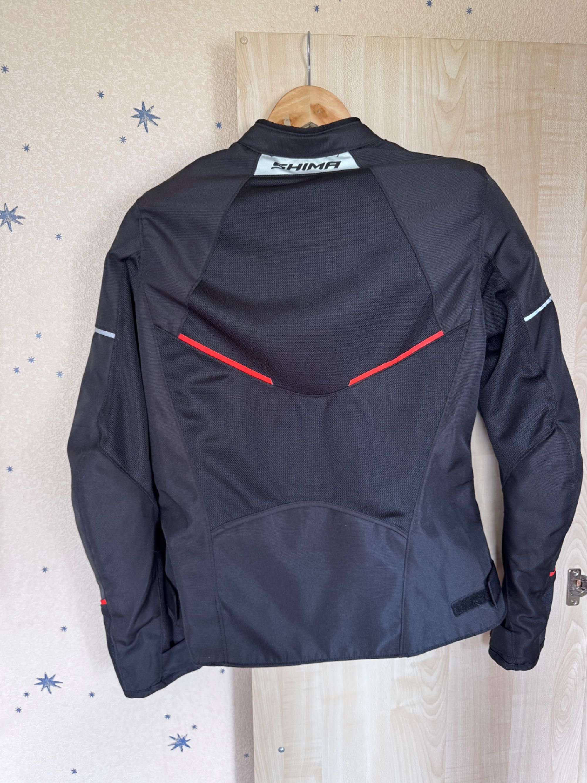 Жіноча мотокуртка shima x-mesh 2.0 black/red