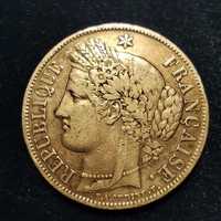 1851 A 5 franków Ceres Francja srebrna moneta