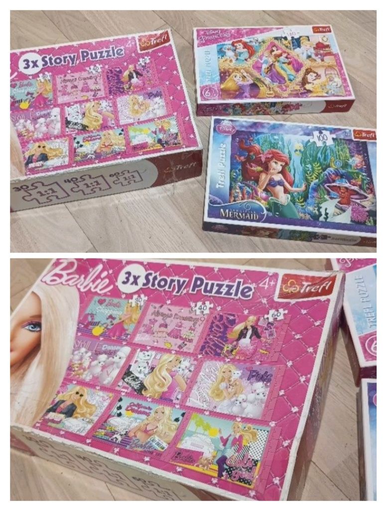 Zestaw zabawek, gry, piłka, puzzle,tor,ZINGS i inne...