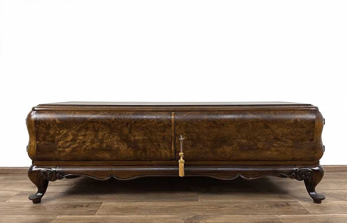 KOMODA ART DECO szafka antyk PODEST pod TV RTV falista