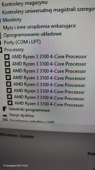 Procesor Ryzen 3100- całkowicie sprawny