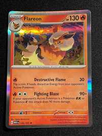 Carta Pokémon Flareon 136/165 Scarlet & Violet 151