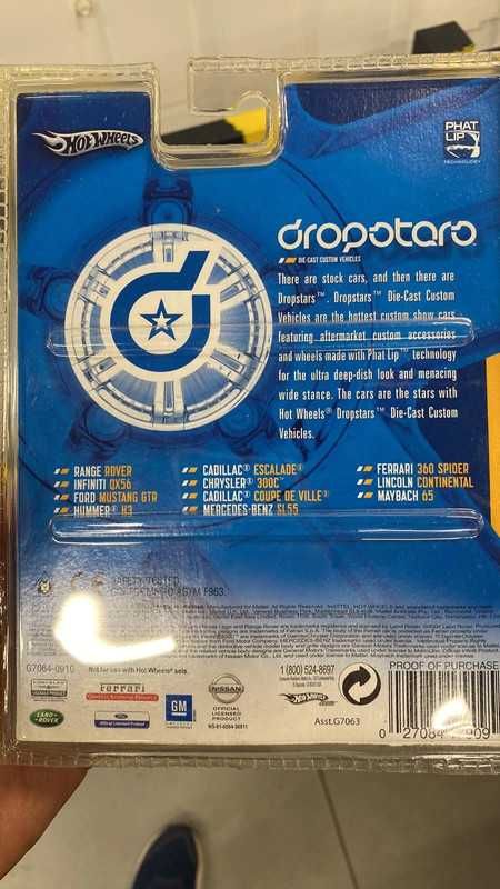 Hot wheels 1:43 dropstars Ferrari 360 spider red/czerwony