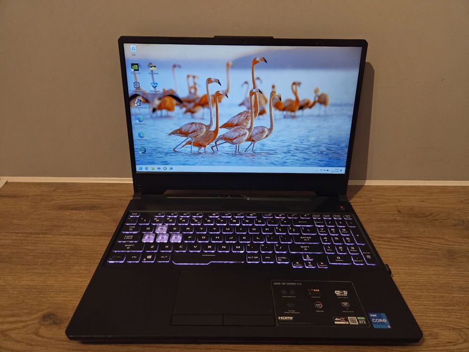 Asus tuf f15 i5 11th 16gb ram 4gb ddr6 geforce