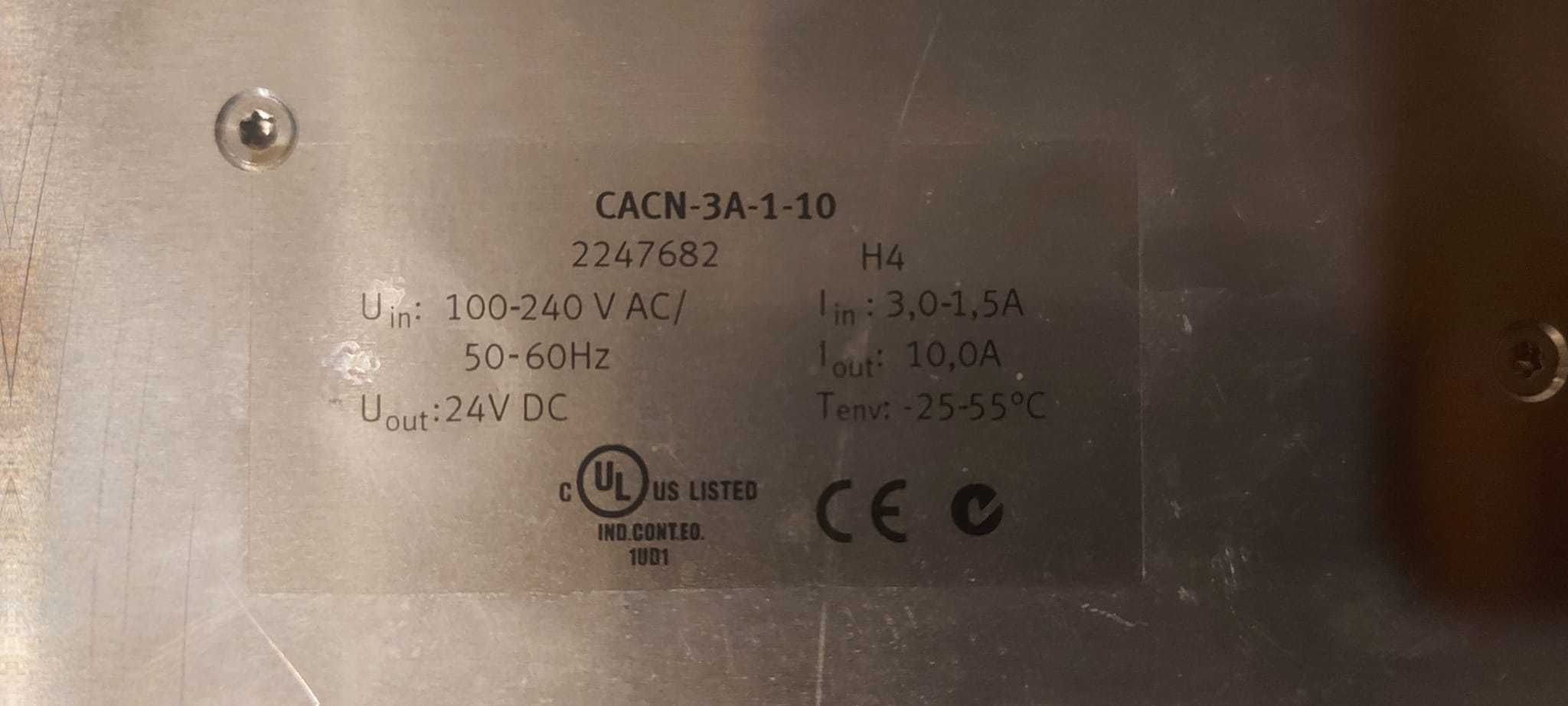 2x zasilacz FESTO in100/240 out24V 10A CACN-3A-1-10