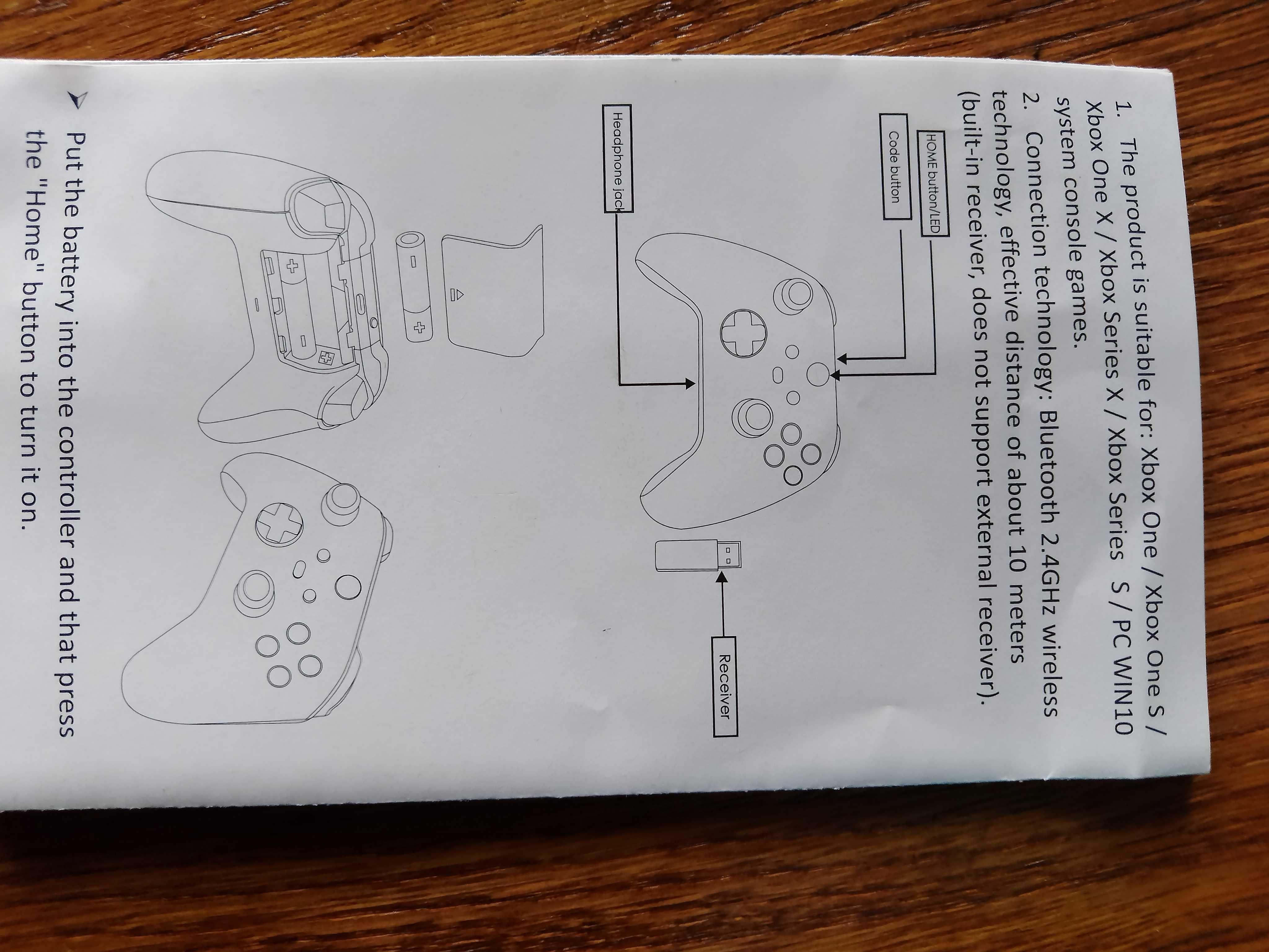 Pad kontroler  For XBOX - 2.4 G