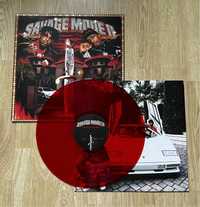 21 Savage & Metro Boomin Savage Mode II 2 Winyl LP Red