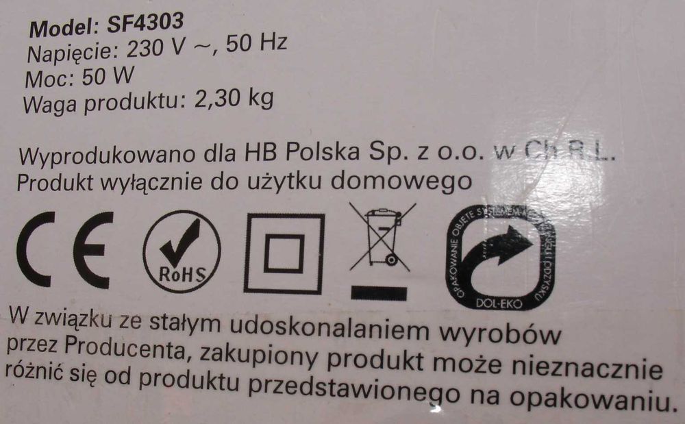 Wentylator stojący SF 4303