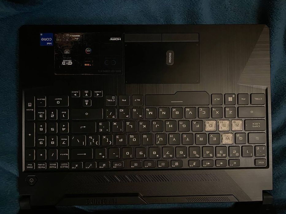 Asus TUF FX506H i5-11400H/RTX 3050 4Gb/озу 16Gb