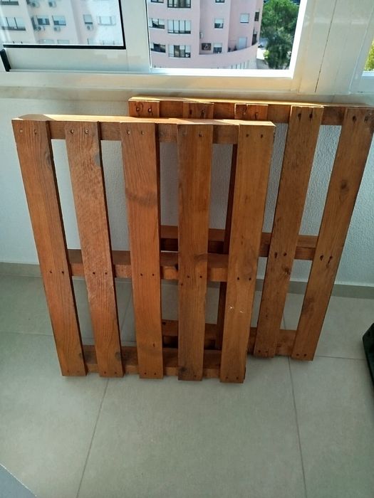 Paletes já pintadas