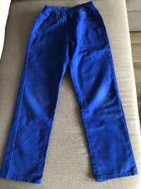 Niebieskie chłopięce spodnie HEMELOS roz122