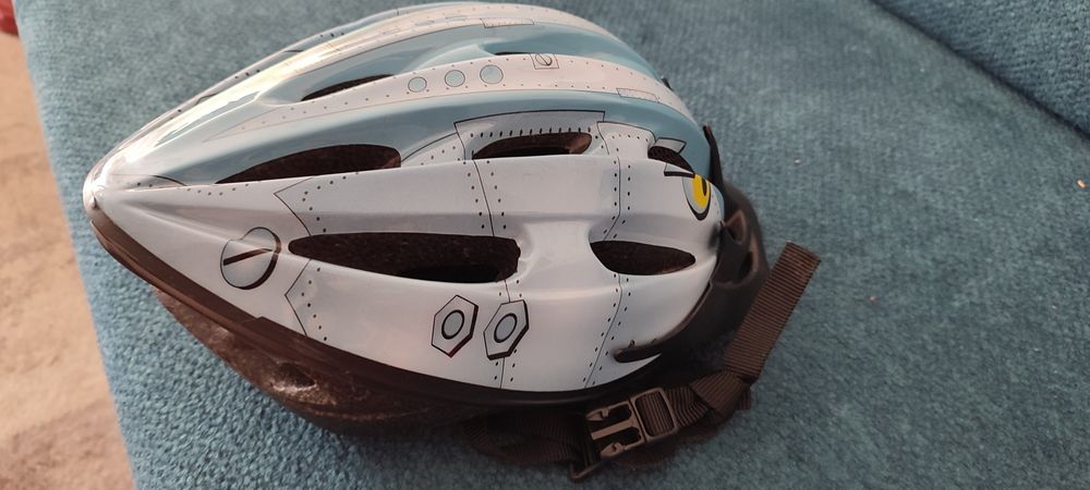 Kask dziecięcy na rower niebieski