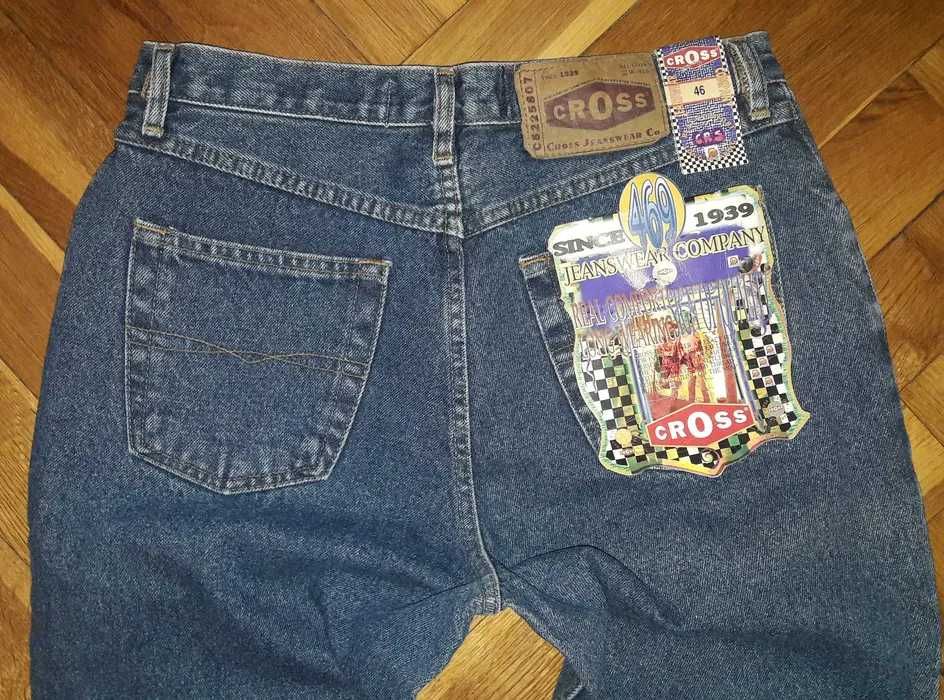 Orginalne nowe spodnie jeans Cross Since 1939 46 vintage