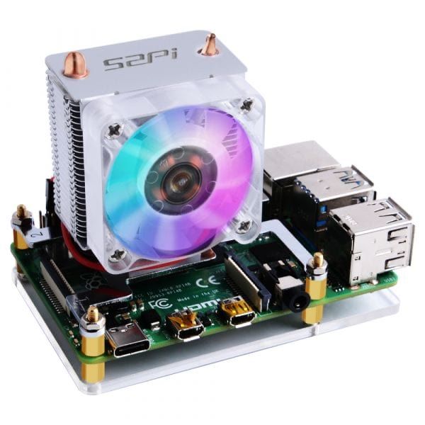 Кулер Ice Tower для Raspberry Pi 3/4/5 з вентилятором