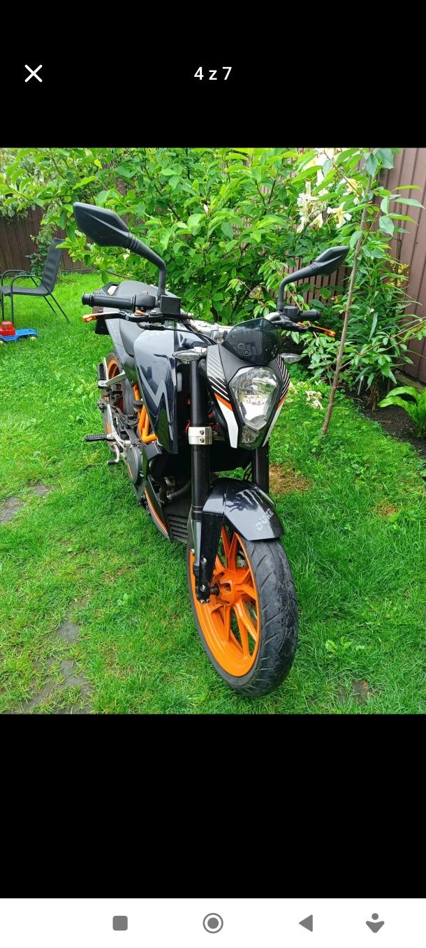 Motocykl KTM Duke 2014