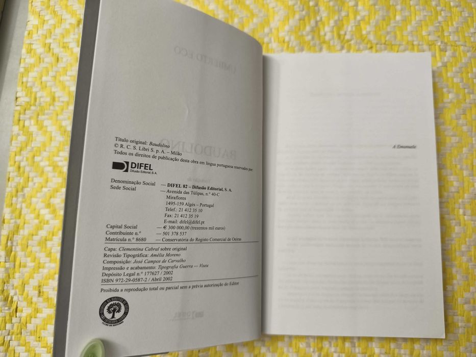 BAUDOLINO – 
Umberto Eco