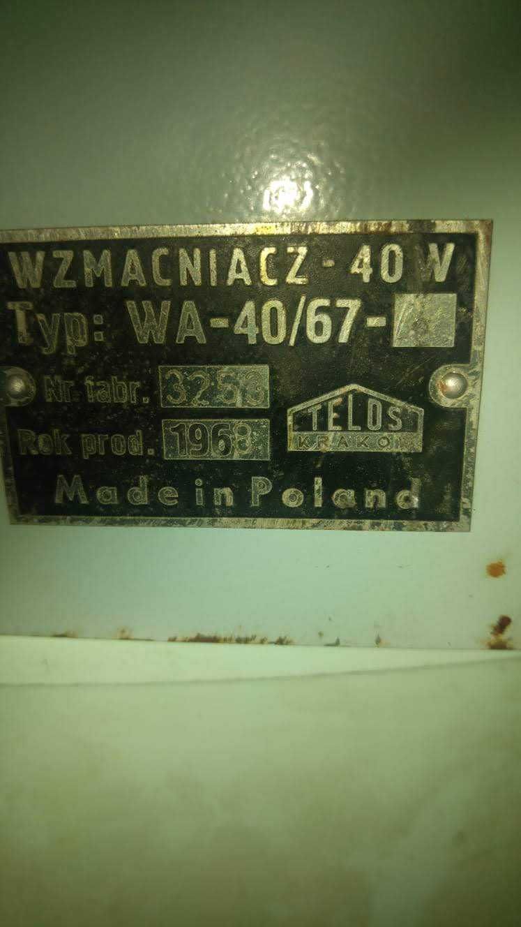 Wzmacniacz lampowy Telos WA 40/67