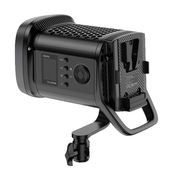 200W Ulanzi VL-200Bi COB LED студійне фото відео світло V-Mount