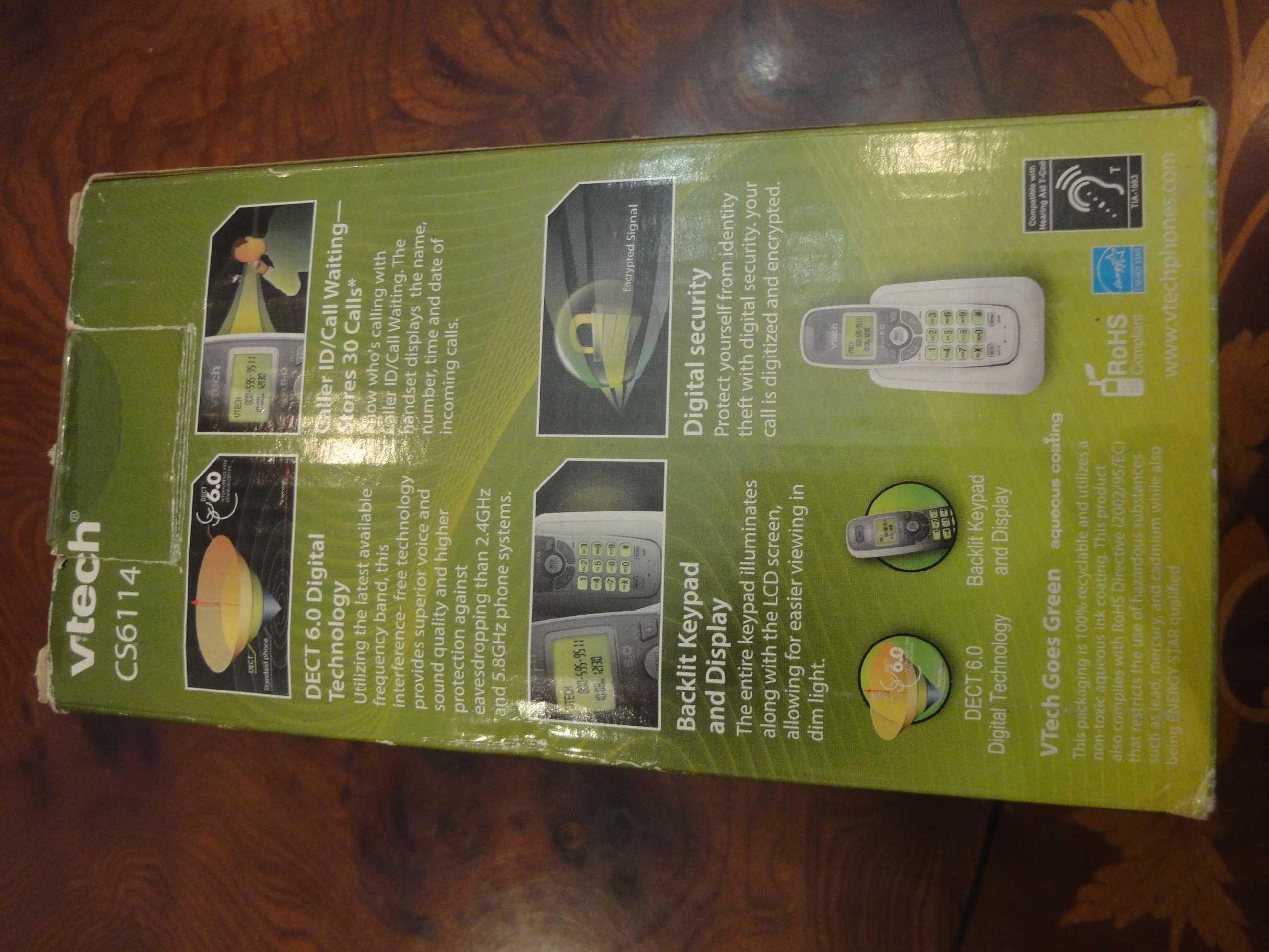 Vtech-CS6114 DECT 6.0 Digital cordless telephone / бездротовий телефон