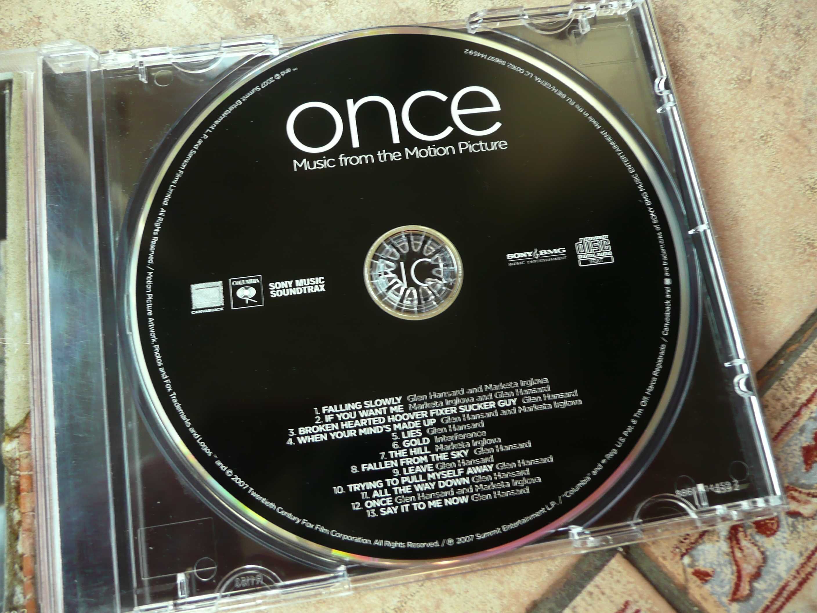 ONCE SOUNDTRACK ścieżka dźwiękowa z filmu płyta kompaktowa cd