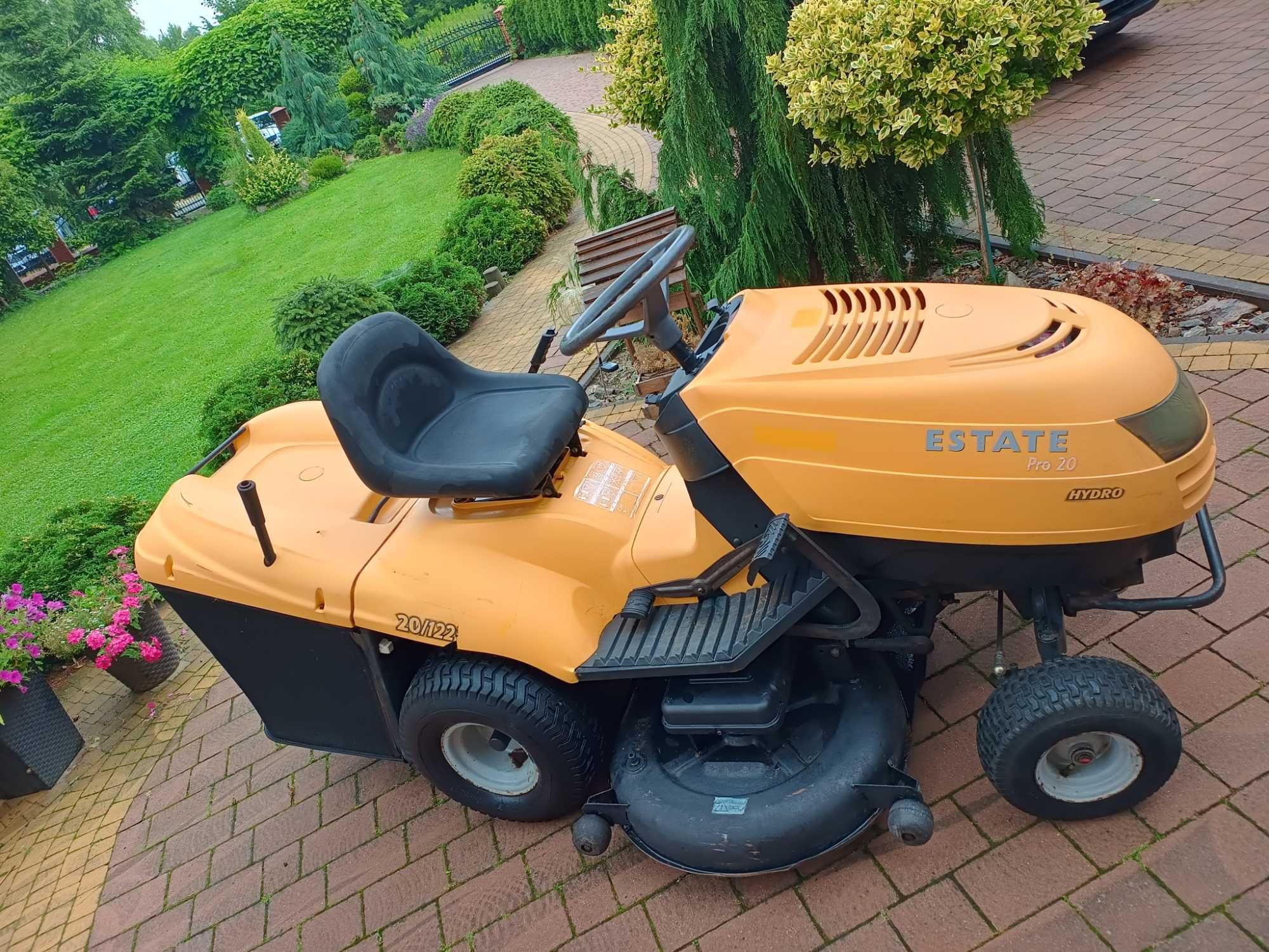 Kosiarka Traktorek Stiga 20kM Briggs V-Twin z pompą 122cm kosa #HYDRO#