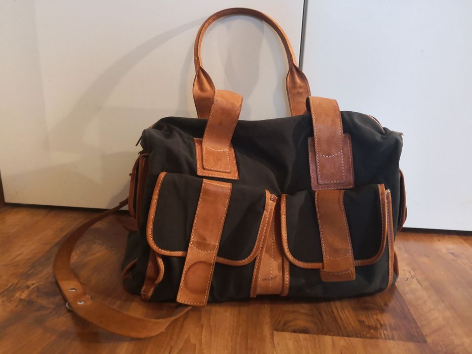 Torba podróżna bawełniano skórzana Dissaq