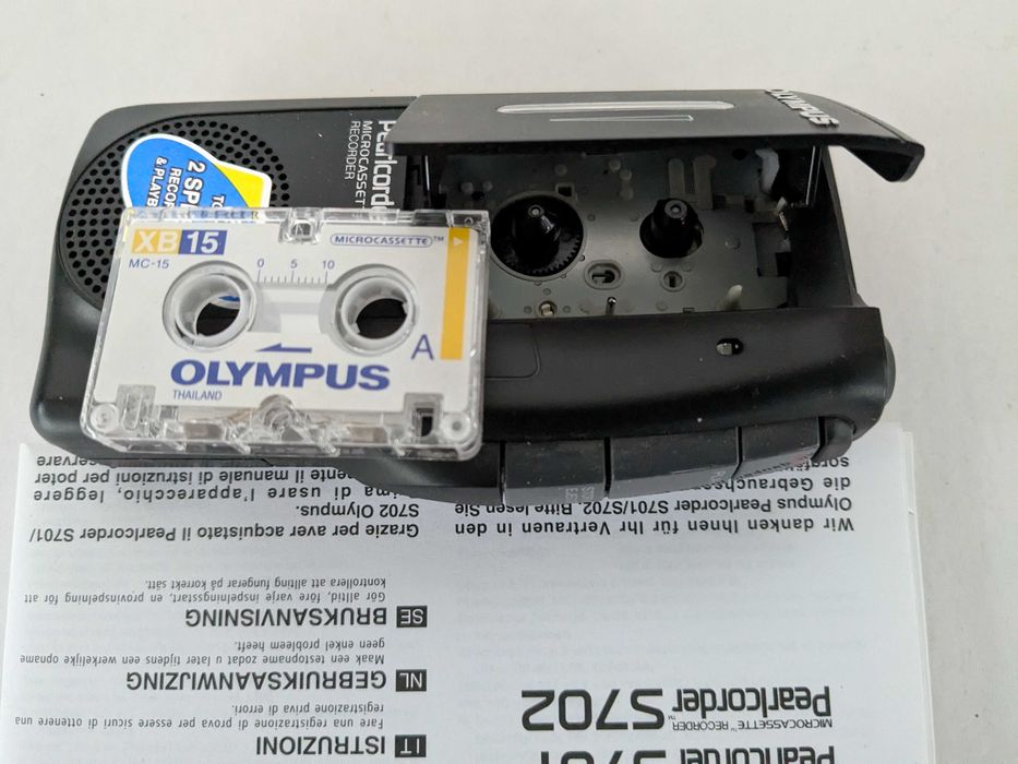 Мікрокасетний диктофон Olympus Pearlcorder S701. Японія.