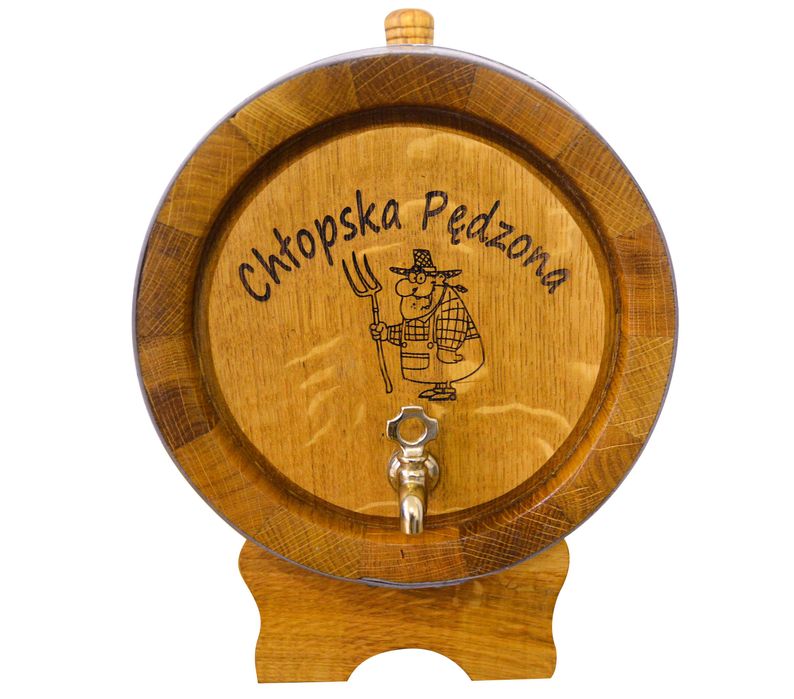 Beczka Dębowa 2L *ATEST* Beczki dębowe GRAWER Polski Produkt