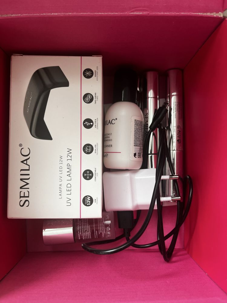 Semilac Starter set lampa UV manicure